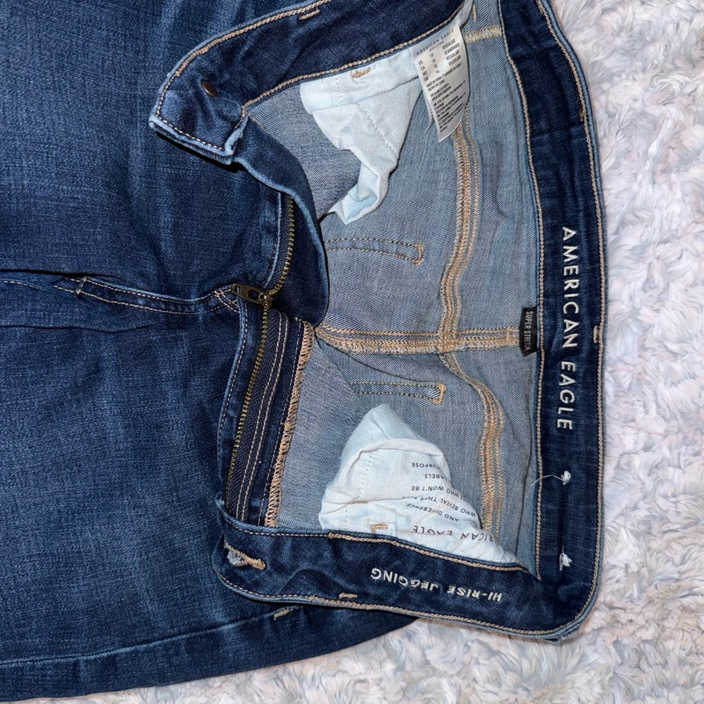 American Eagle Outfitters High Rise Jeans - Dark Blue